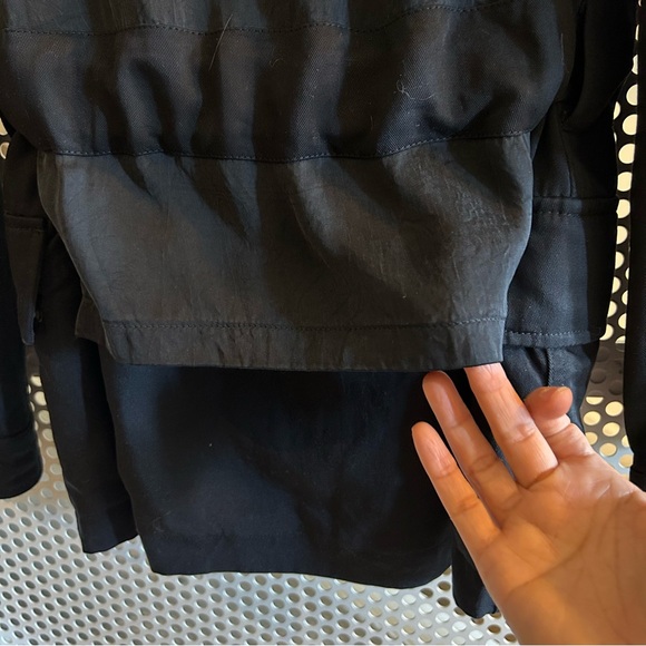 All Saints Aiya Utility Jacket Size Small in Black GUC - Picture 11 of 14